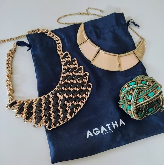 Pack Joyas Doradas y Turquesas