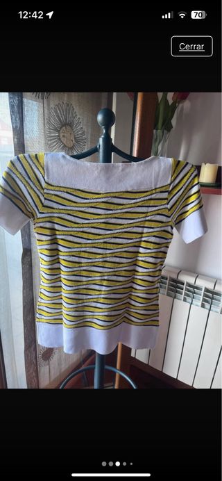 Jersey Purificación García rayas