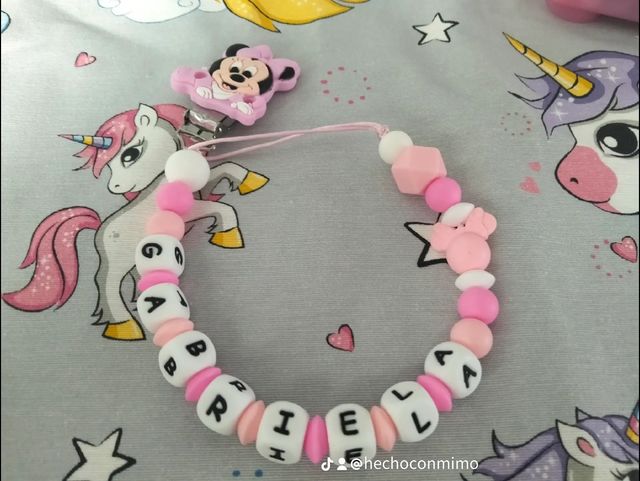 Chupetero y chupete personalizado