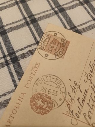 Cartolina postale Porto Tolle 1933