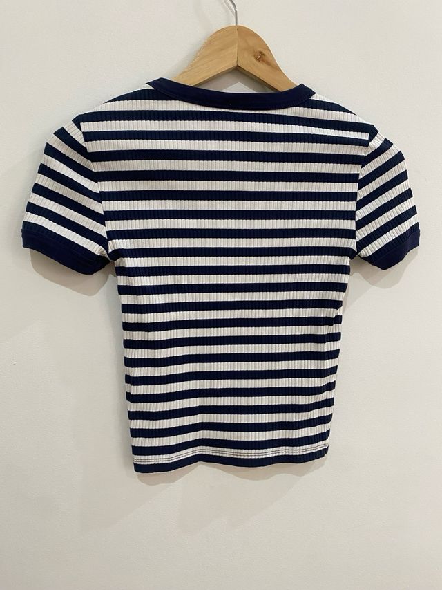 Camiseta ASOS rayas azul-blanco