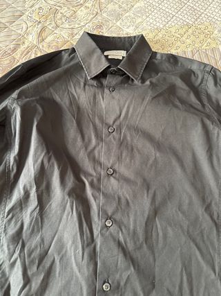 Camisa Zara Man negra - Talla M