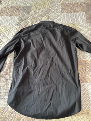 Camisa Zara Man negra - Talla M