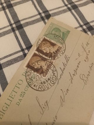 Biglietto Postale Antico Italia