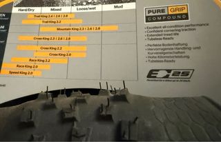 Cubierta Continental Cross King 29x2.2