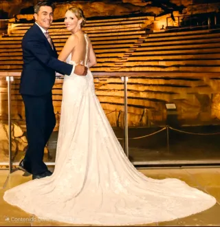 Vestido novia Valerio Luna sirena - Talla 38