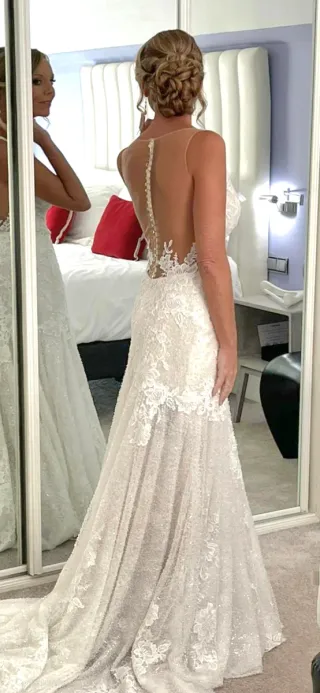 Vestido novia Valerio Luna sirena - Talla 38