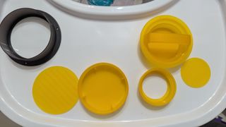 Stampi Hamburger in plastica gialla