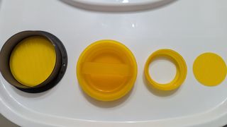 Stampi Hamburger in plastica gialla