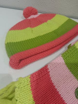 Gorra y bufanda Orchestra multicolor