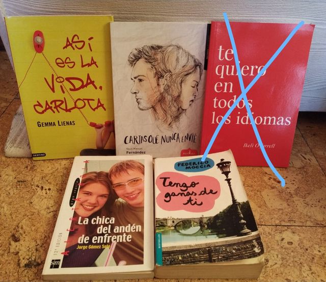 4 Libros juveniles novela romántica