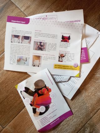 Mochila portabebés Emeibaby gris