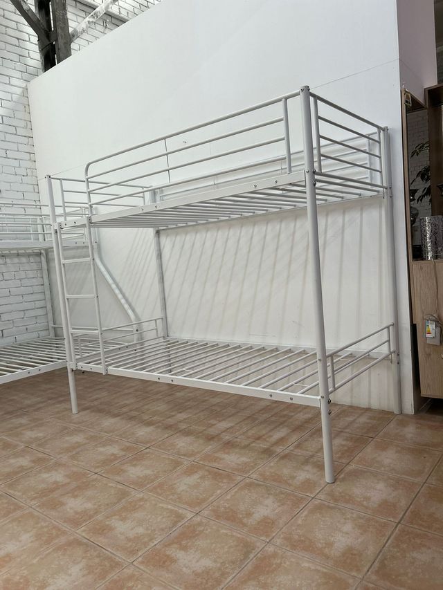 Litera Individual Blanca - Cama Doble