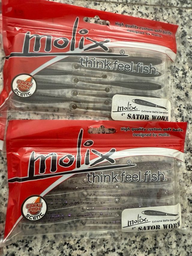 señuelos pesca lote de 10