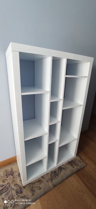 Librería blanca Ikea Kallax