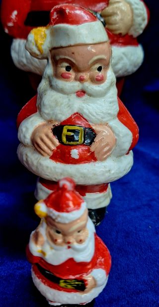 Santa Claus Años 70 Set Sofubi Bootleg Papá Noel