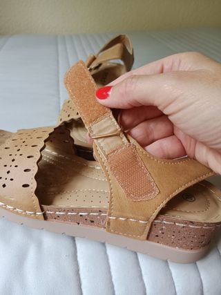 Sandalias Camel mujer talla 38
