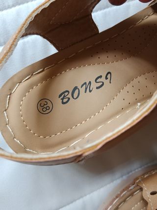 Sandalias Camel mujer talla 38