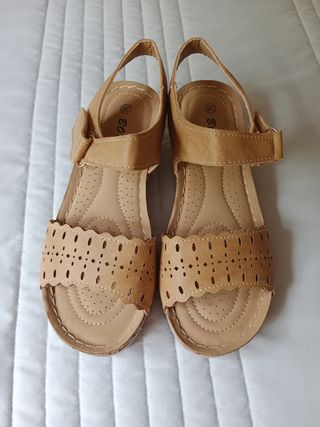 Sandalias Camel mujer talla 38