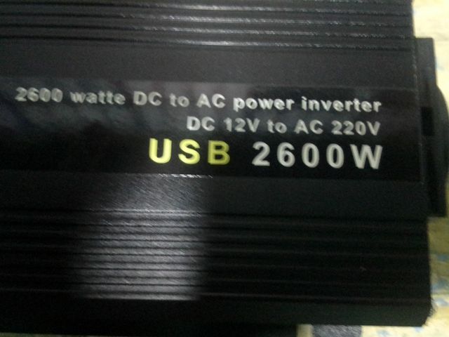 Inversor 2600W 12V-220V - NUEVO