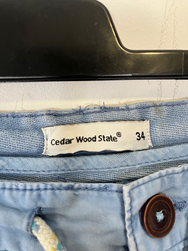 Shorts Cedar Wood State azul, talla S