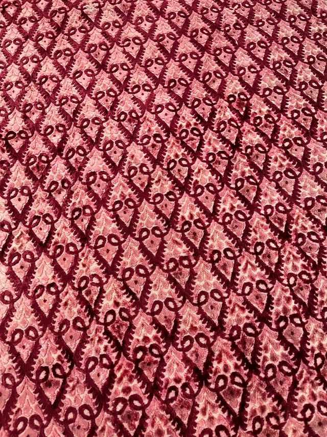 Tejido terciopelo vintage