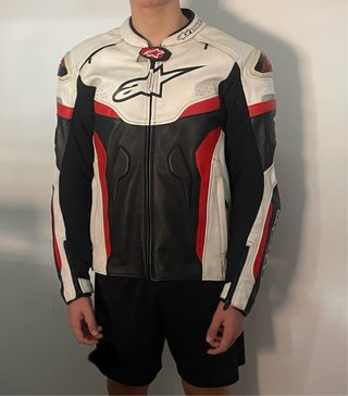 Chaqueta moto Alpinestars cuero