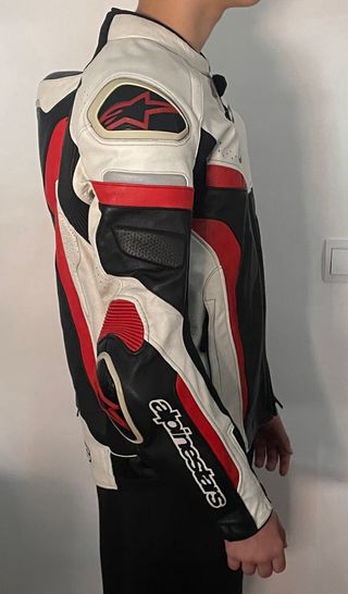Chaqueta moto Alpinestars cuero