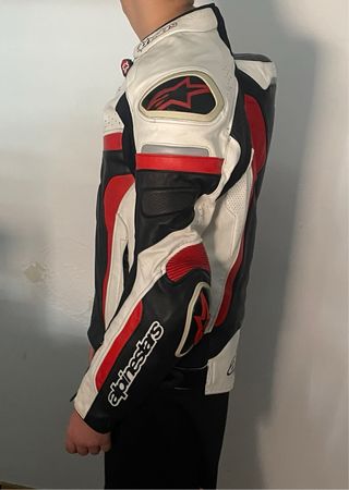 Chaqueta moto Alpinestars cuero