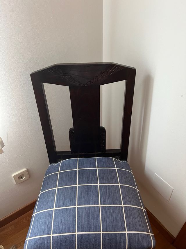 2 sillas madera estilo años 20
