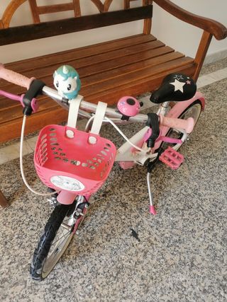 Bicicleta niña Btwin 16" Princess