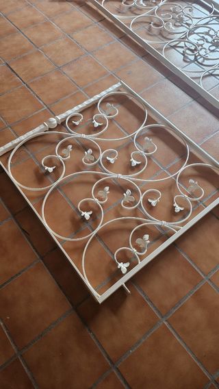 Barandas forja hierro blanco