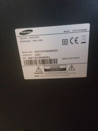 Televisión marca Samsung