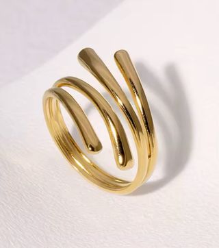 Anillo dorado mujer - Elegante