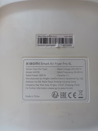 Freidora de aire Xiaomi 4L