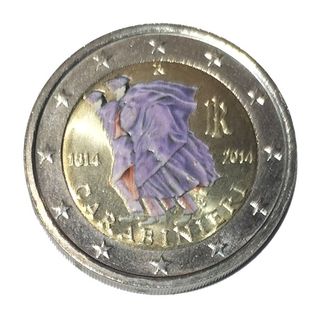 Moneta 2€ Italia 2014 Carabinieri