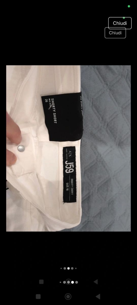 Shorts Armani Exchange bianchi