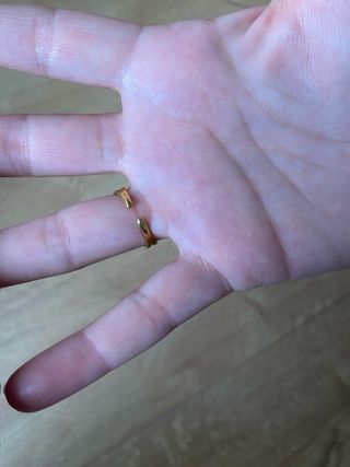 Anillo dorado mujer - Anillo de diseño