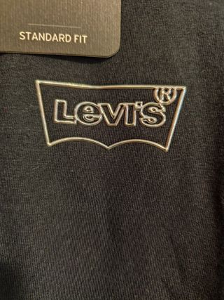 Camiseta Levi's negra mujer