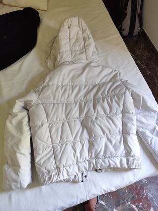 Chaquetón acolchado blanco