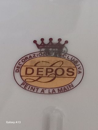 Piatto Depos 3 scomparti - Porcellana