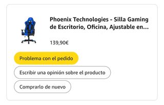 Silla Gaming XPhoenix Azul-Negra