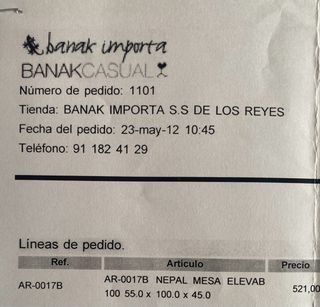 Mesa centro blanca Banak Importa - 3 cajones