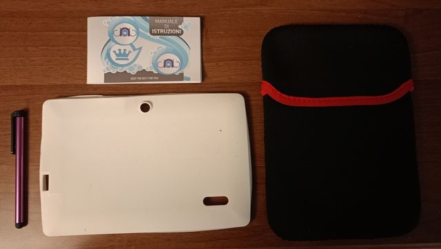 Tablet PC con tastiera - Bianco/Nero