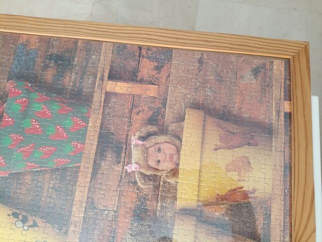 Puzzle Ann Geddes enmarcado, medidas 40*70cm