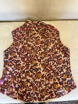 Camicetta seta fantasia vintage