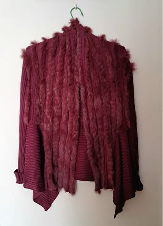 Chaqueta Derhy burdeos talla S