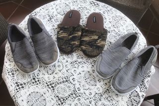 SET CIABATTE + NR.2 SCARPE UOMO NR.45