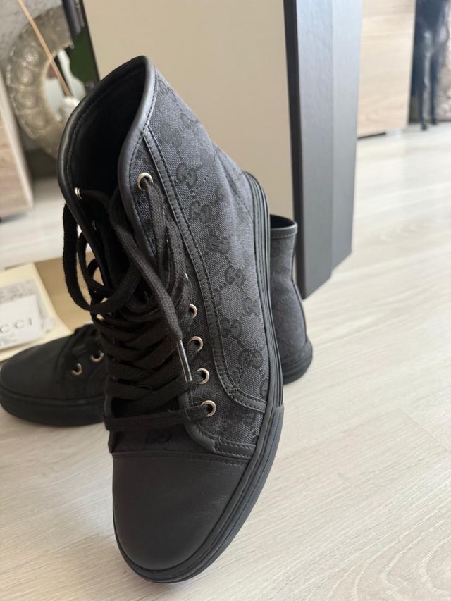 Zapatillas Gucci negras altas
