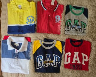 6 Polos y Camisetas GAP & Trasluz XXL Teen-14 años